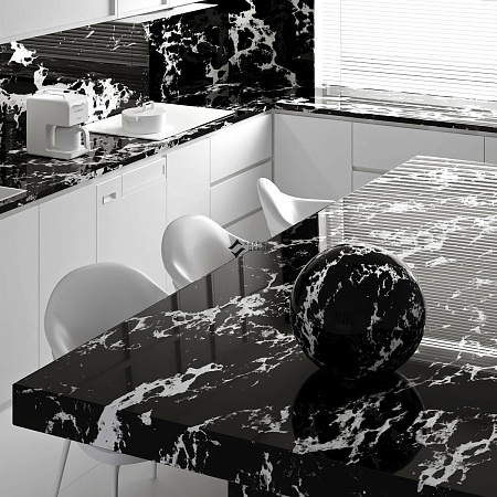 Noblle Q921 Arabescato Black
